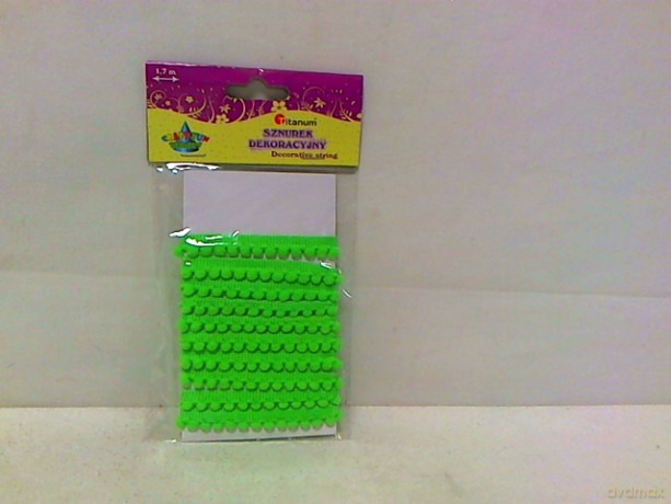Sznurek Velvet 1,7 zielony PJ467