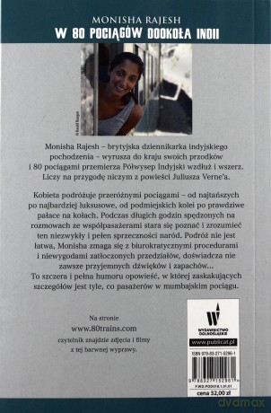 W 80 Pociągów Dookoła Indii - Rajesh Monisha [KSIĄŻKA]