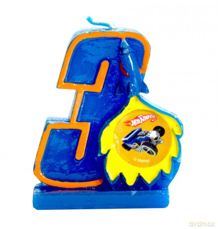 Świeczka urodzinowa Hot Wheels nr 3