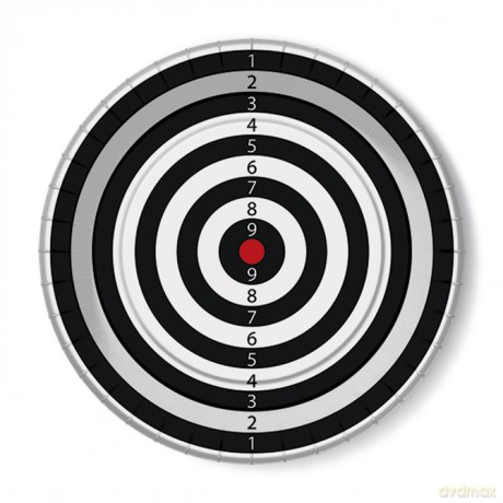 Talerze papierowe Darts AGS003301