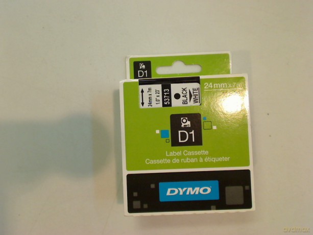 Tas.Dymo 24mm/7m Cza/Bia 53713