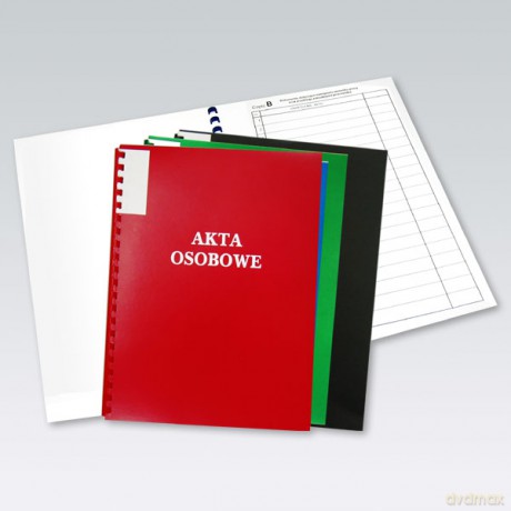 Teczka do akt osobowych A4 Warta S.I. czarna (339-109)