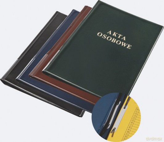 Teczka do akt osobowych Panta Plast A4 granatowa (0309-0013)