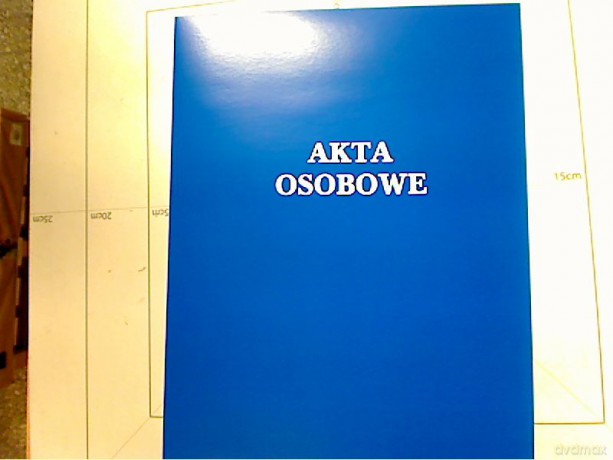 Teczka do akt osobowych Warta binda wewnętrzna niebieska (339-094)