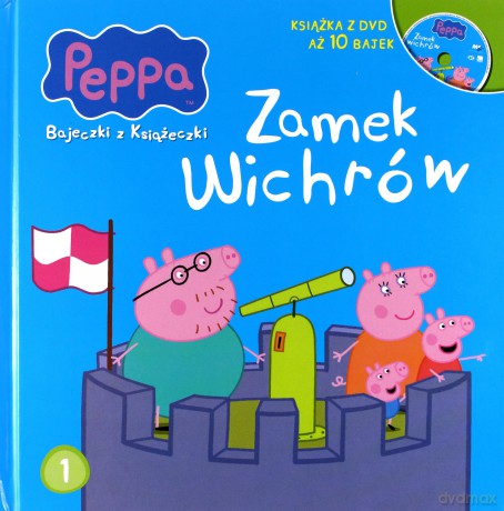 Zamek Wichrów Świnka Peppa Bajeczki Z Książeczki [KSIĄŻKA]+[DVD]