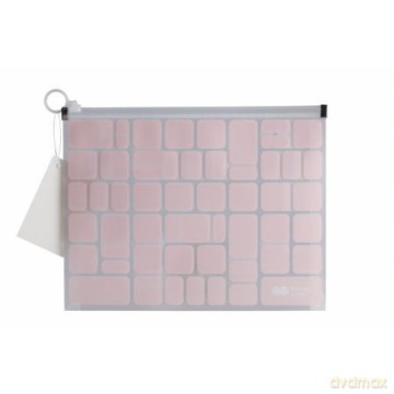 Teczka PP B5 z suwakiem Trend Pink