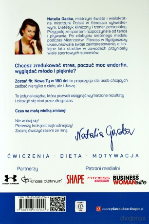 Zostań Fit Nowa Ty W 180 Dni Natalia Gacka - Natalia Gacka [KSIĄŻKA]
