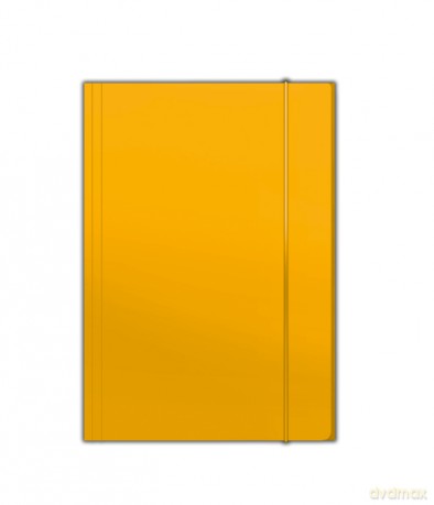 Teczka z gumką A4 Plus Top pomarańczowa TT6590