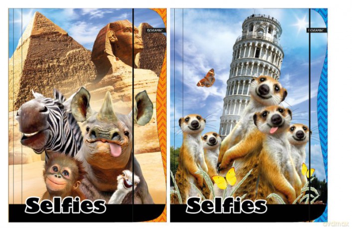 Teczka z gumką A4 selfies