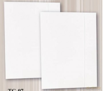 Teczka z gumką biała tg 07 konfex op.20szt.