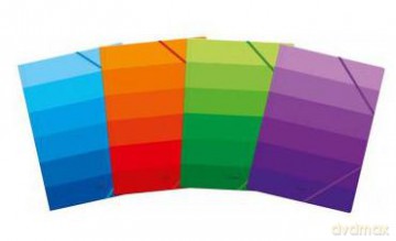 Teczka z gumką C4 Top Ombre fioletowa 400104152
