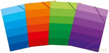 Teczka z gumką C4 Top Ombre zielona 400104153