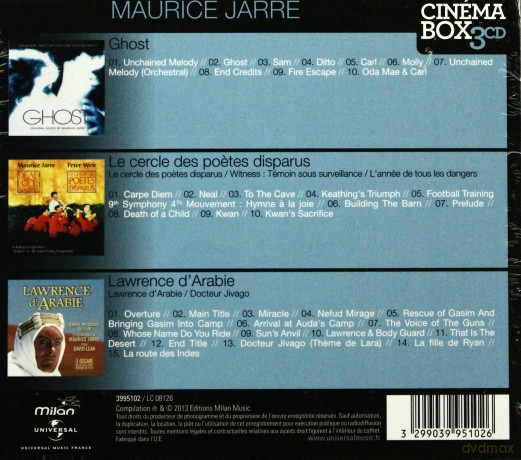 Maurice Jarre: Cinemabox [3CD]