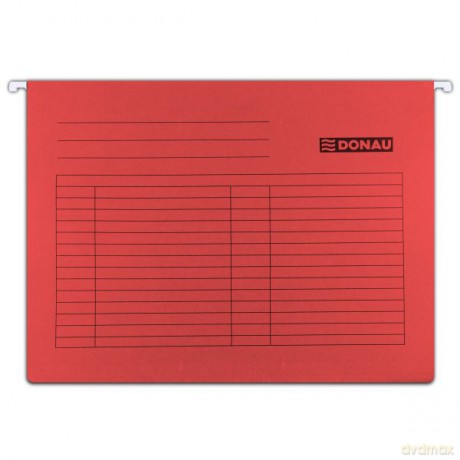 Teczka zawieszkowa A4 Donau czerwona 230g (7420905-11)