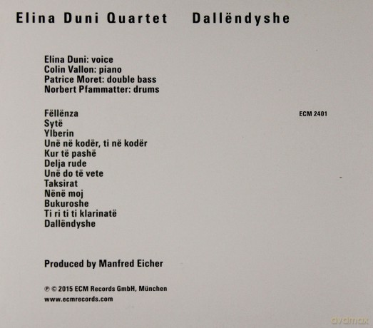 Elina Duni Quartet: Dallendyshe [CD]