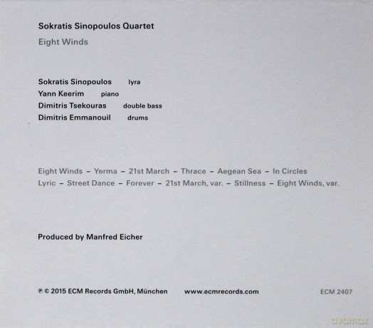 Sokratis Sinopoulos: Eight Winds [CD]