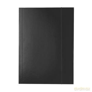 Teczki z gumką Esselte A4 czarny 400g (13439)