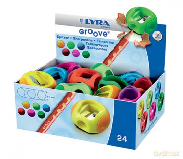 Temperówka Groove Lyra (pakowane po 24szt. cena dotyczy 1 sztuki)