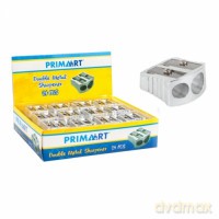 Temperówka metalowa z 2 ostrzami