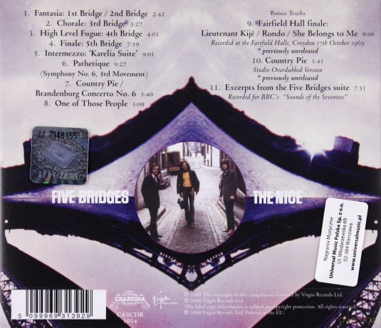 The Nice: Five Bridges Suite (Remastered) [CD]