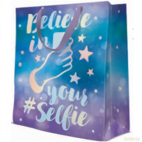 Torba large 26,5x33,5x13cm #selfie holograficzny