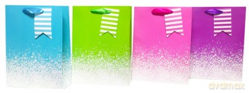 Torba lux z brokatem duża A4 4K splash