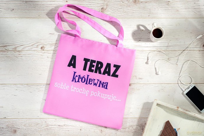 Torba na zakupy wzór A teraz królewna (NR 25)