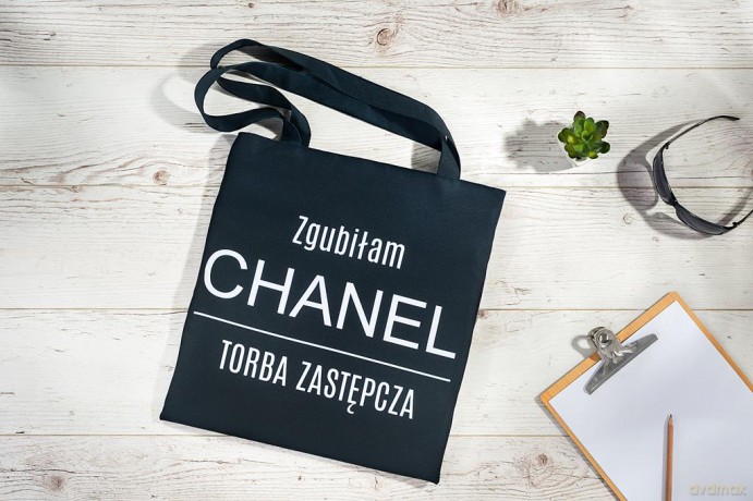 Torba na zakupy wzór Channel (NR 10)