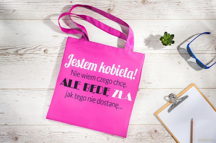 Torba na zakupy wzór Jestem kobietą (NR 13)