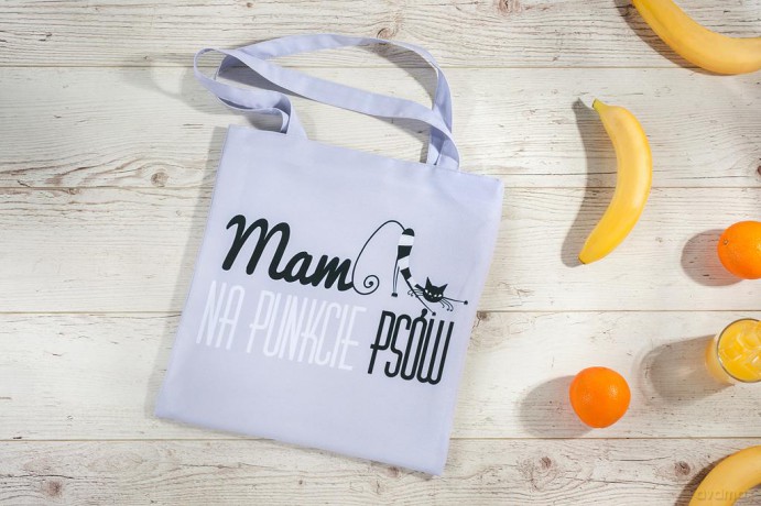 Torba na zakupy wzór Mam kota (NR 15)