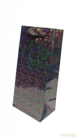 Torba narrow standard 10x22x7cm srebrna holograficzna