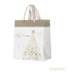 Torba papierowa 18x23cm Choinka 2 6szt/opak
