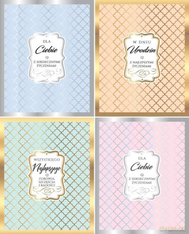 Torba QPM pastelowa łuska MIX wzorów