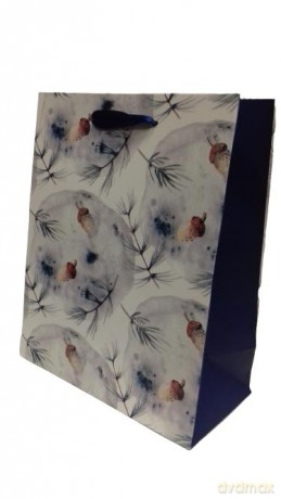 Torby Large premium 26,5x33,5x13cm gałązki i żołędzie