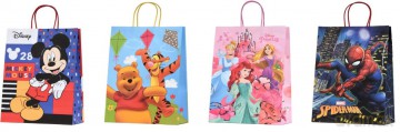 Torebka Disney papierowa kraft TPD-40 (36x41x12cm) mix