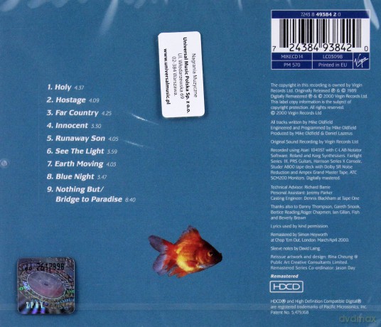 Mike Oldfield: Earthmoving (Remastered) [CD]
