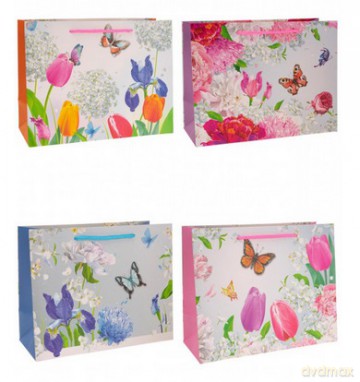 Torebka Lux A5 horyzontalna Tulipan (24x18x10cm) mix