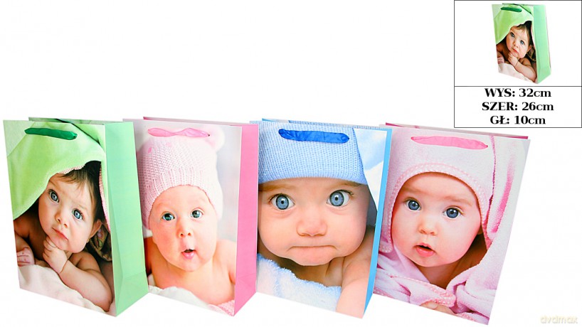 Torebka Lux Baby Twarze A4 /26x32x10/