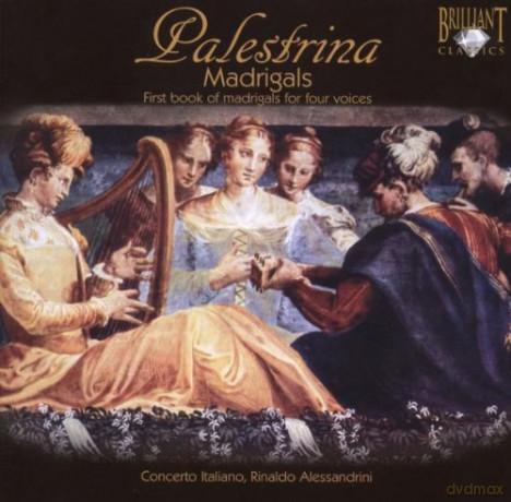 Palestrina: First Books Of Madrigals For Four Voices [CD]