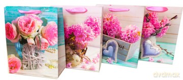 Torebka LUX Extra jumbo Kwiaty Hiacynt