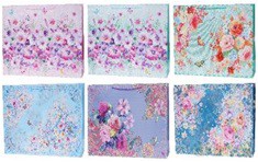 Torebka Lux Jumbo 59x44x17cm Kwiaty pastel