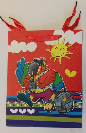 Torebka Lux kolorowe zwierzaki A4 (26x32x10cm)