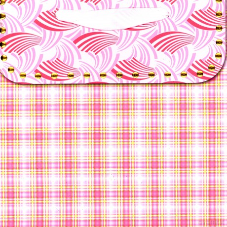 Torebka Lux kw pastele kratka 22x22x9cm