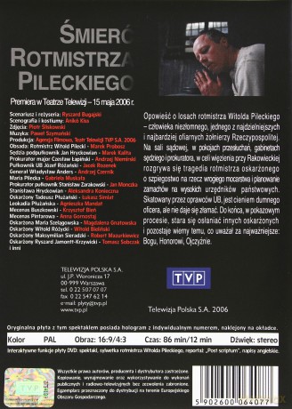 Teatr TVP: Śmierć rotmistrza Pileckiego [DVD]