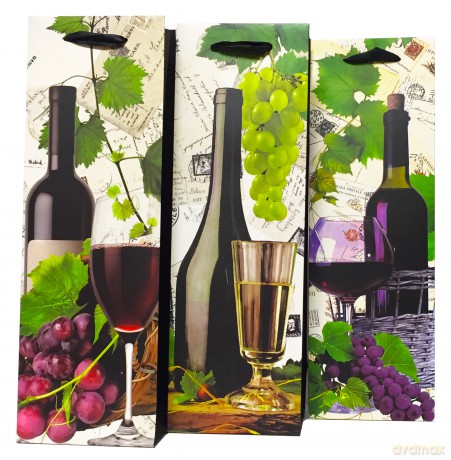 Torebka Lux na butelke wina (12x36x9)