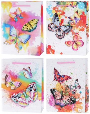 Torebka Lux Pop-up Motyle średnia (18x24x8cm) A5