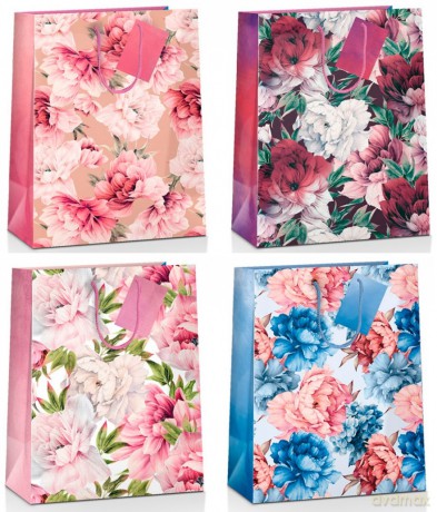 Torebka maxi A3 kwiaty mix 003-FLOWER6
