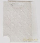 Torebka ozdobna biało srebrna, 23x18x10cm BK779-H S