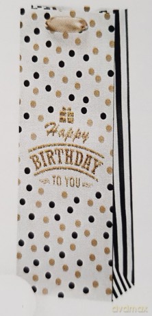 Torebka ozdobna butelka happy birthday 32x13x8cm