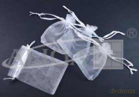 Torebki z organzy białe 10x15cm 24szt SO-30-03